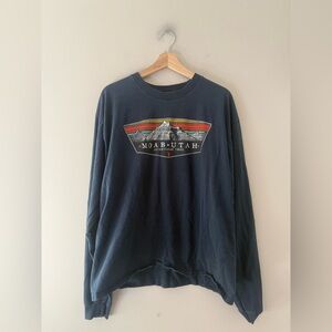 Parks Project tee top t-shirt Sweatshirt‎ Size XL Moab Utah pullover Zion arches